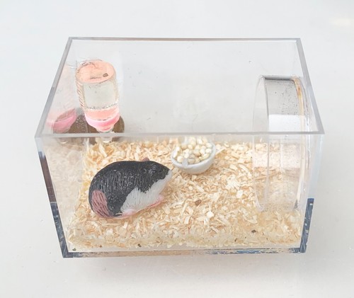 Dolls house resin guinea pig - dolls,