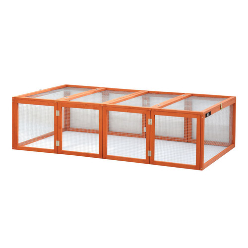 6ft foldable pet run large - 6ft,