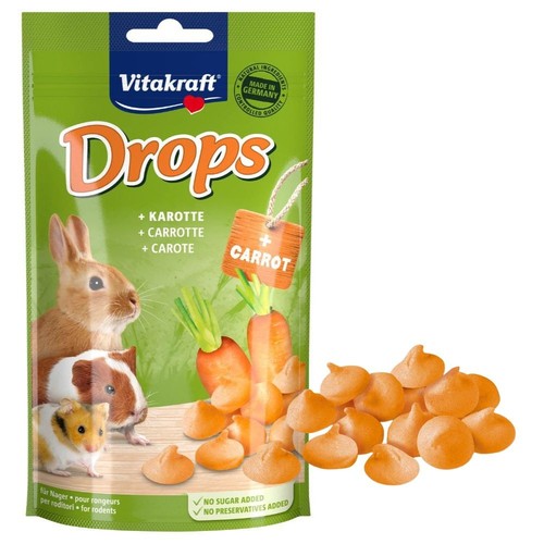 Vitakraft carrot drops small - vitakraft,