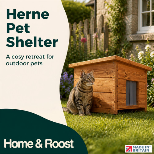 Herne wooden outdoor cat - herne,