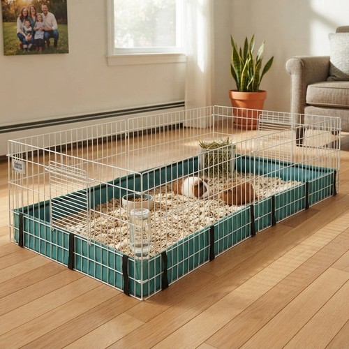 Secure and spacious guinea pig - secure,