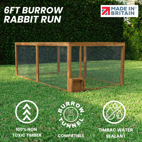 Hutch company 6ft rabbit - hutch,