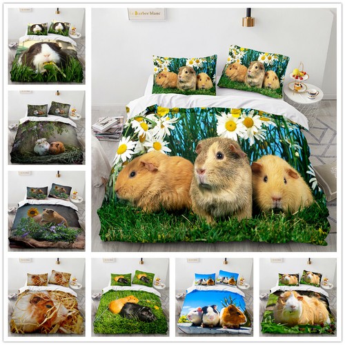 Guinea pig quilt duvet cover - pig,