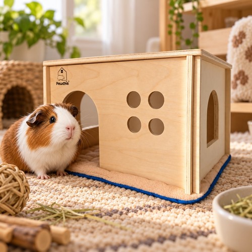 Wooden guinea pig - wooden, pet