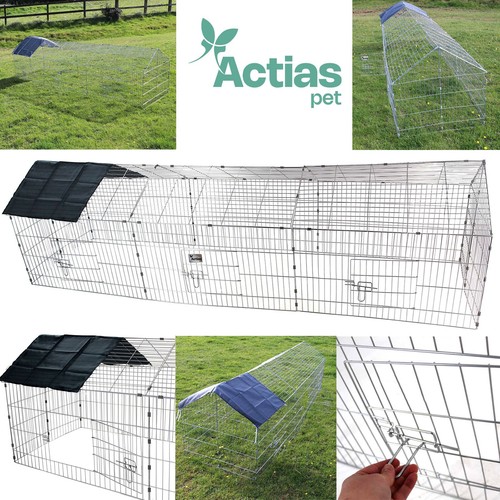 Xxl metal run rabbit guinea - run,