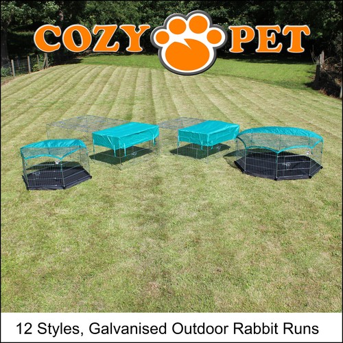 Rabbit run galvanised - run, pet
